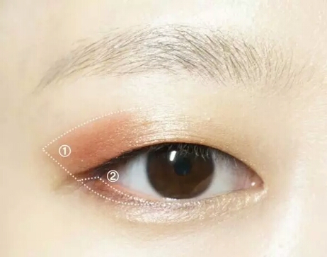 单眼皮眼妆（2）
