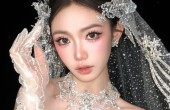 婚礼上被夸爆的冰雪感婚纱化妆造型-全场目光焦点